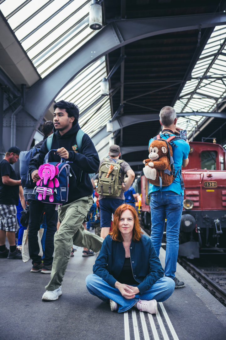 Mit Uta Köbernick in Zürich auf Motivsuche im HB Zürich